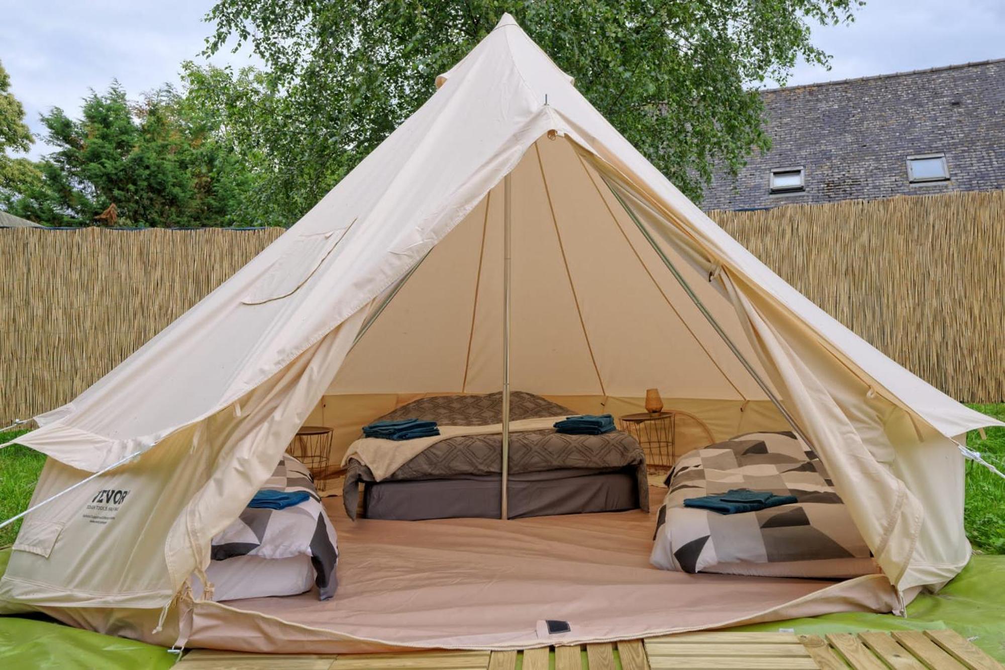 Tipi Experience L'Echappee Belle Otel Saint-Maudez Dış mekan fotoğraf